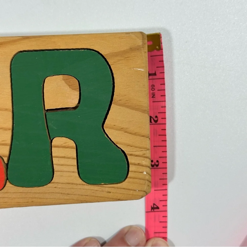 Tyler Wood Name Spell Out Multicolor Puzzle Personalized